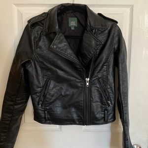 Wild fable faux leather jacket Size XS